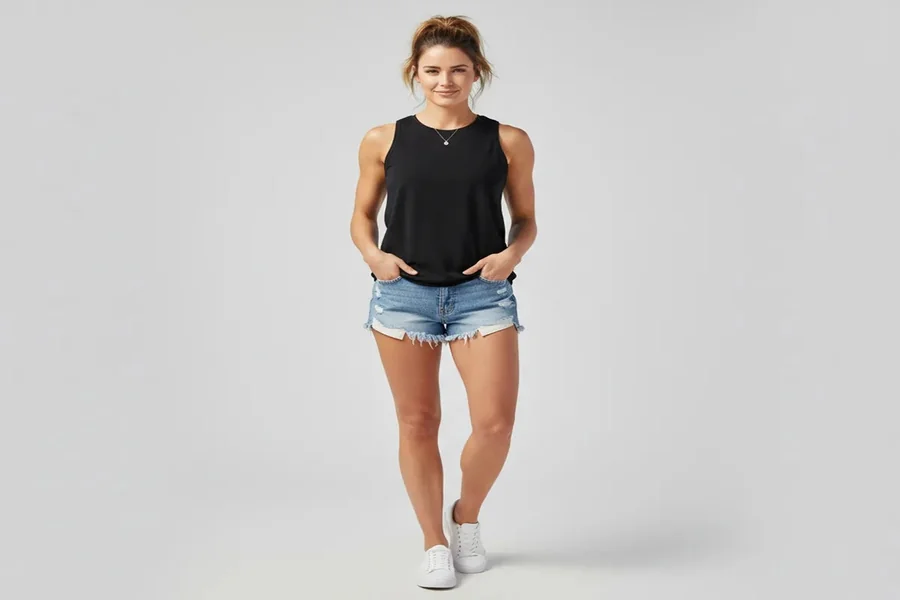 Black Wife Beater top